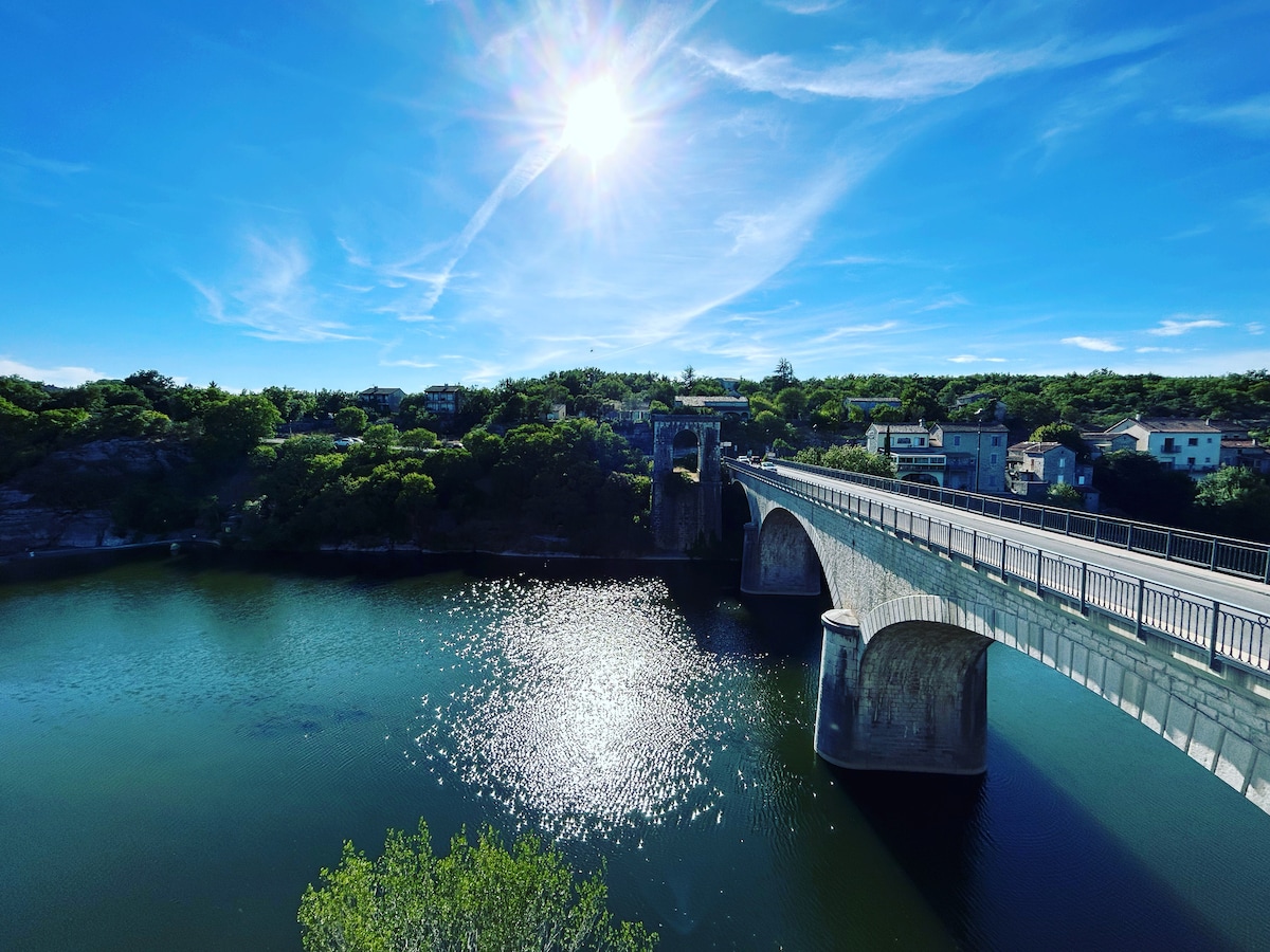 Vue sur l'Ardèche